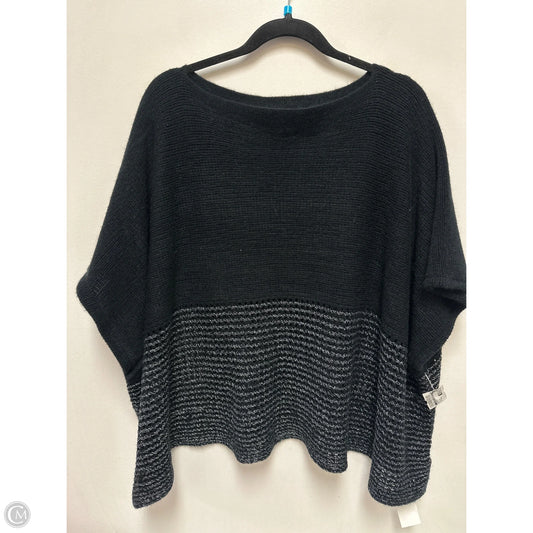 Sweater Short Sleeve By Clothes Mentor In Black, Size: Osfm