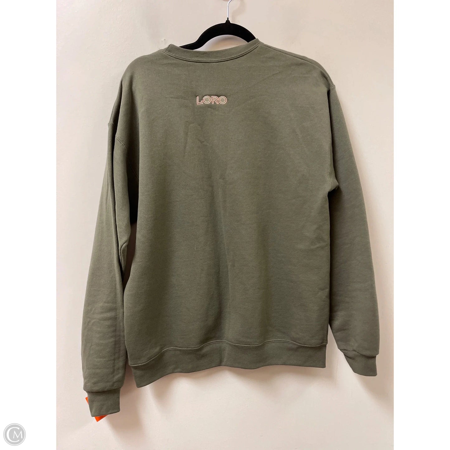 Sweatshirt Crewneck By Hanes In Green, Size: M