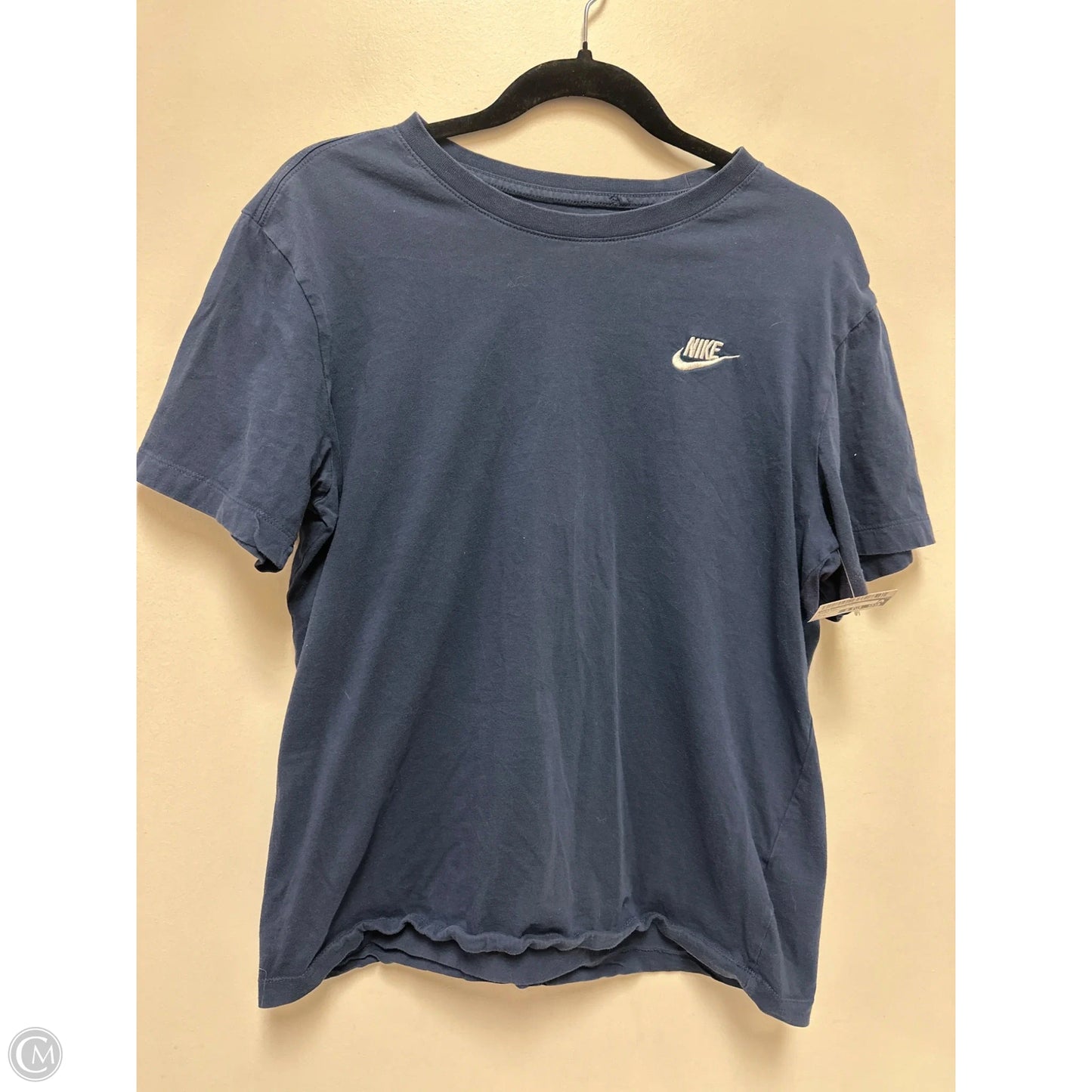 Athletic Top Short Sleeve By Nike In Ombre Print, Size: M