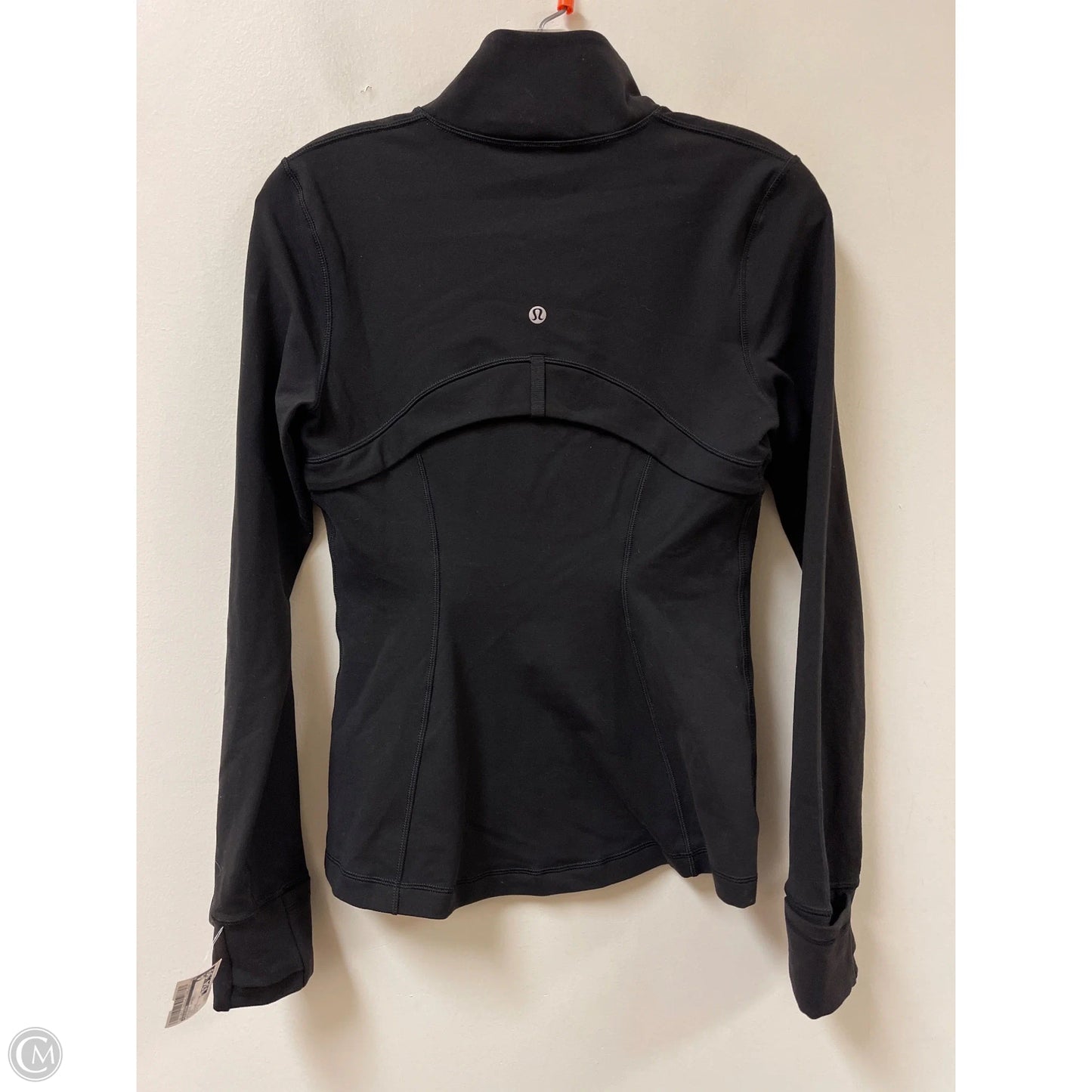 Athletic Jacket By Lululemon In Black, Size: 6