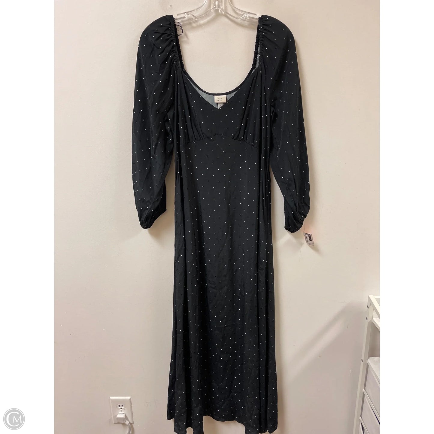 Dress Casual Maxi By A New Day In Black, Size: M