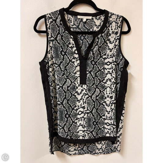 Top Sleeveless By Daniel Rainn In Snakeskin Print, Size: S