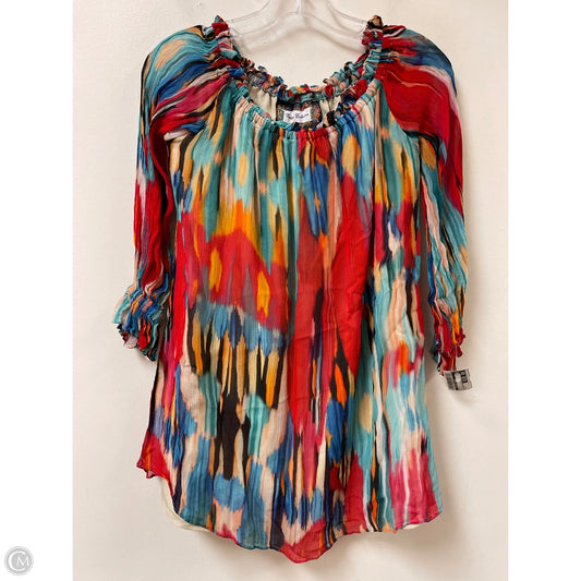 Top Long Sleeve By Clothes Mentor In Multi-colored, Size: S