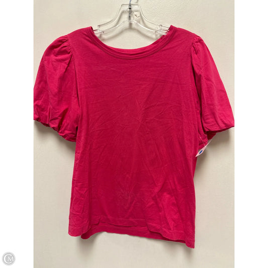 Top Long Sleeve By Loft In Pink, Size: L