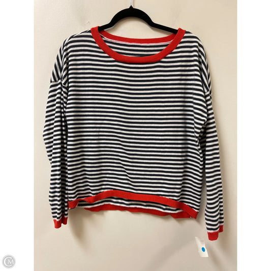 Sweater By Clothes Mentor In Striped Pattern, Size: S