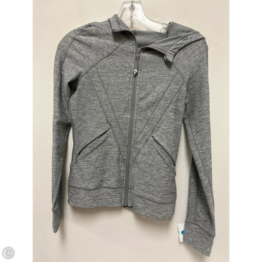 Athletic Jacket By Clothes Mentor In Grey, Size: Xs