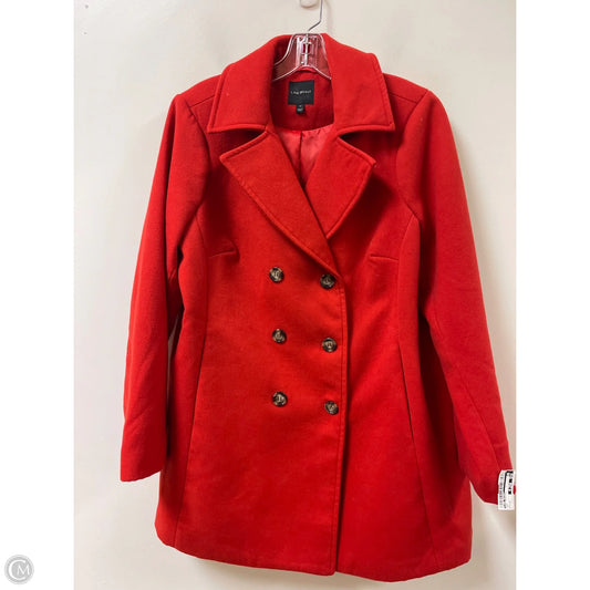 Coat Peacoat By Lane Bryant In Red, Size: Xl