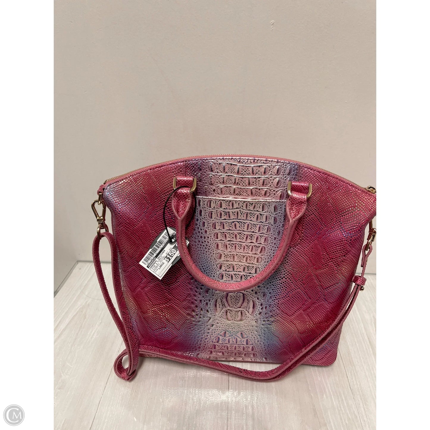 Handbag Designer By Brahmin, Size: Large