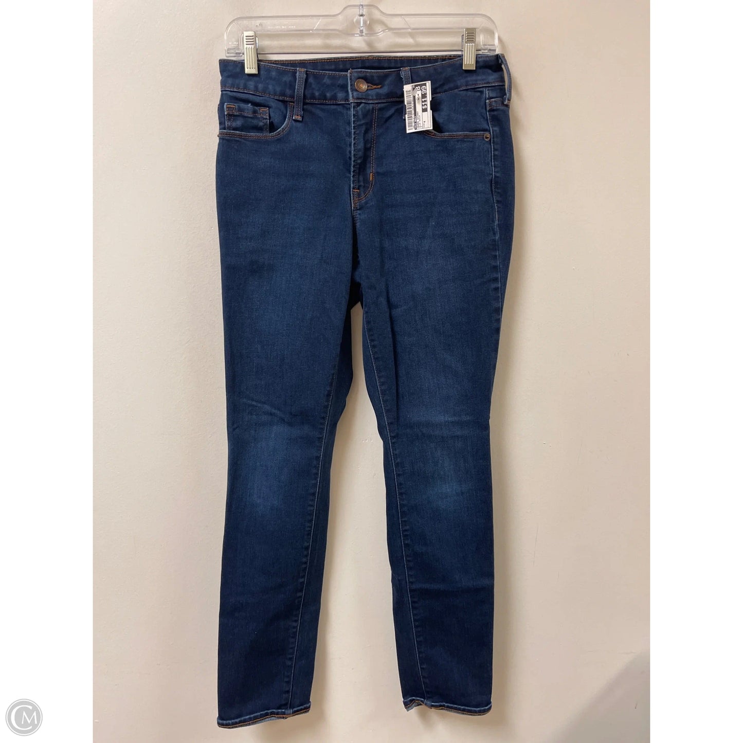 Jeans Skinny By Old Navy In Blue Denim, Size: 4