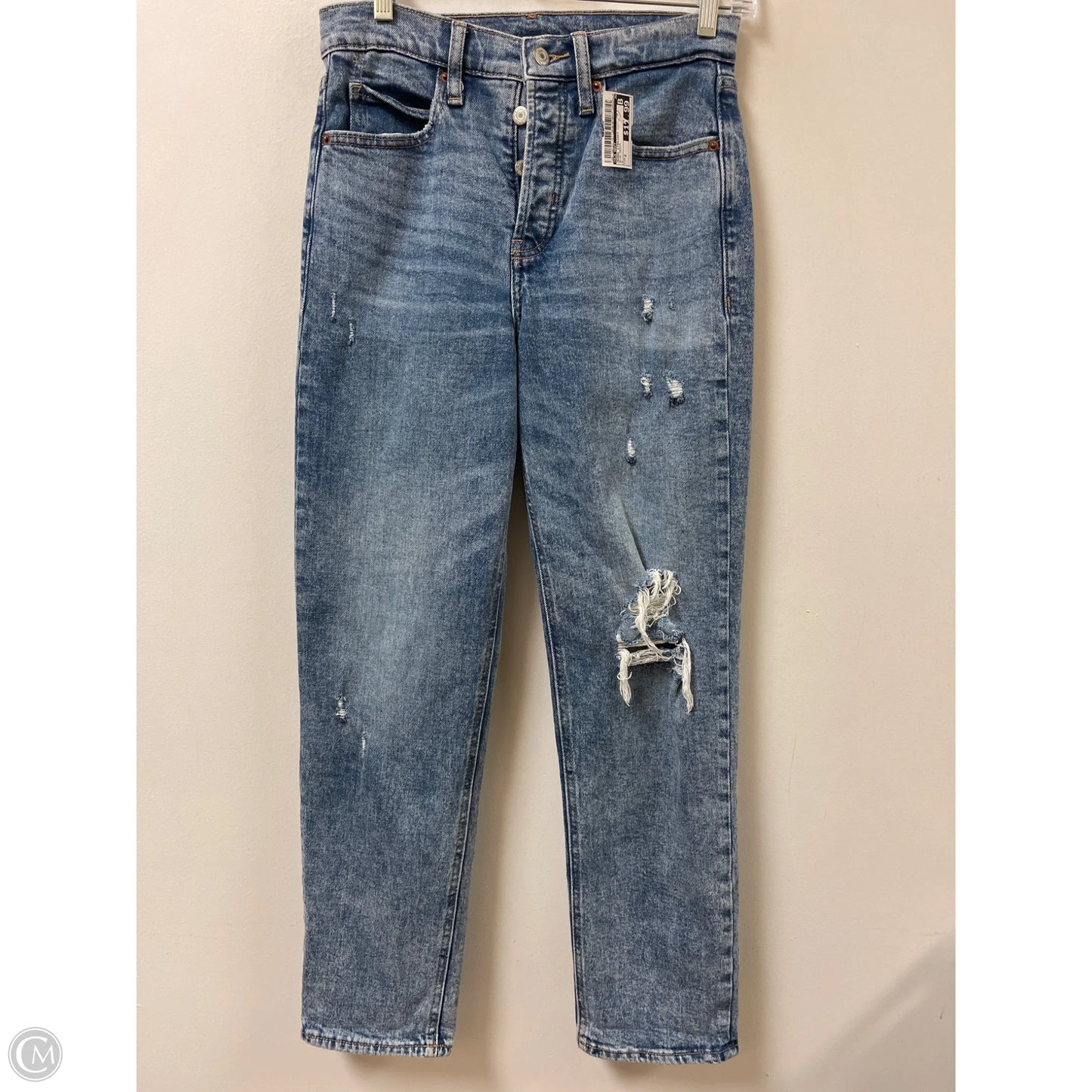 Jeans Straight By Old Navy In Blue Denim, Size: 2