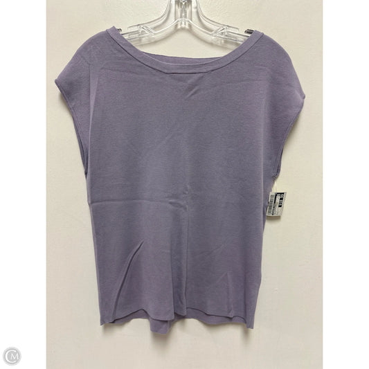 Top Sleeveless By Coldwater Creek In Purple, Size: L