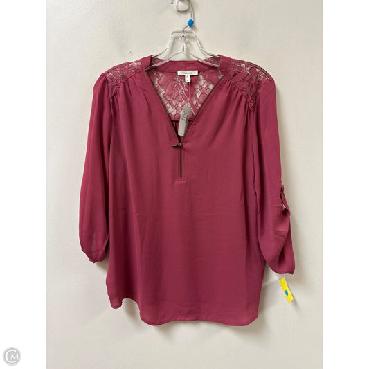 Top Long Sleeve By Maurices In Pink, Size: M