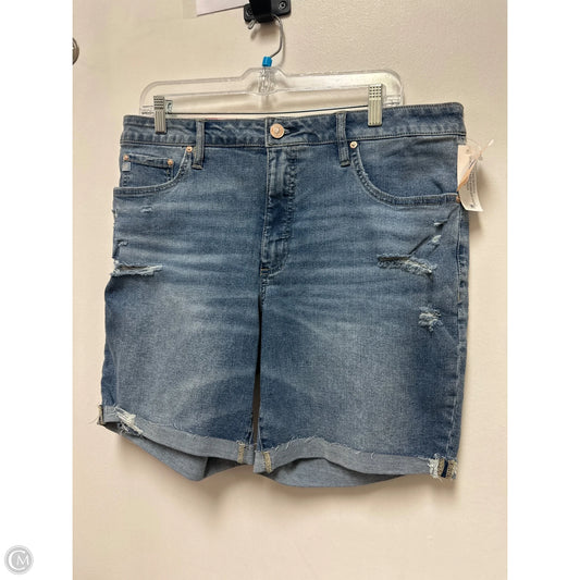 Shorts By Seven 7 In Blue Denim, Size: 14