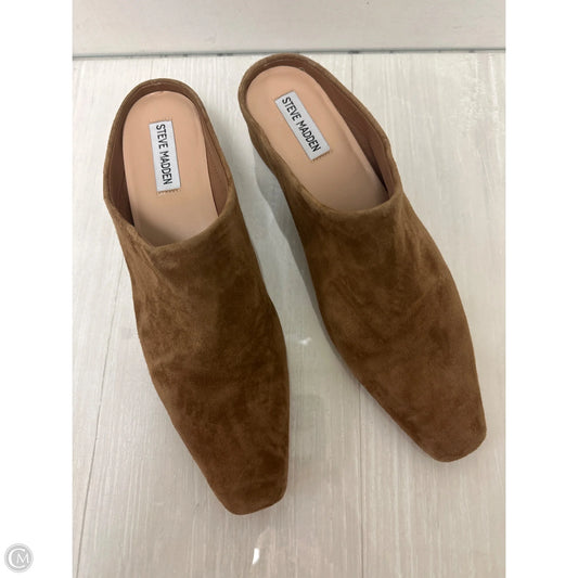 Shoes Heels Block By Steve Madden In Brown, Size: 9.5