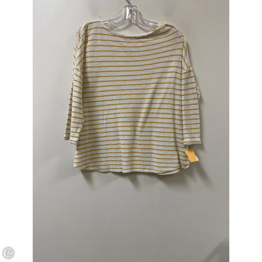 Top Long Sleeve By J. Jill In Striped Pattern, Size: M