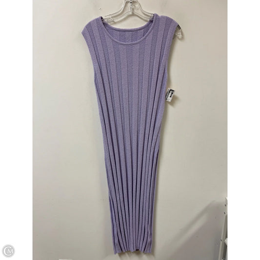 Dress Casual Midi By Clothes Mentor In Purple, Size: 12