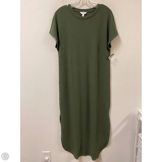 Dress Casual Maxi By Time And Tru In Green, Size: M