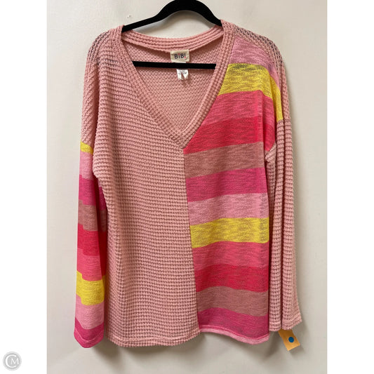 Sweater By Bibi In Pink, Size: M