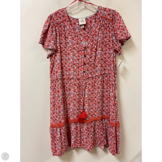 Dress Casual Midi By Knox Rose In Floral Print, Size: M