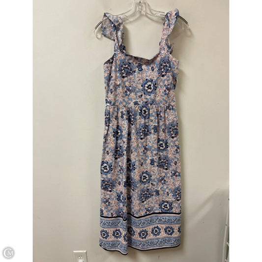 Dress Casual Midi By Anne Klein In Floral Print, Size: M