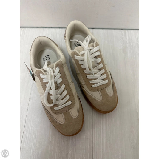 Shoes Sneakers By Toms In Cream, Size: 6.5