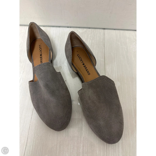 Shoes Flats By Lucky Brand In Grey, Size: 7