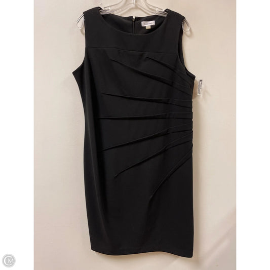 Dress Work By Calvin Klein In Black, Size: Xl