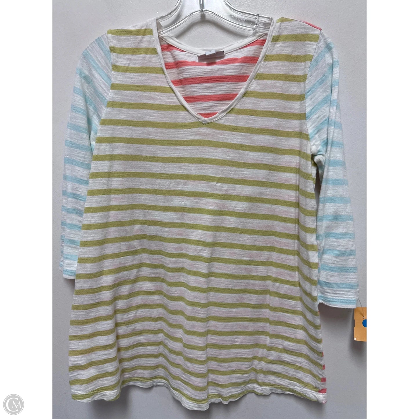 Top Long Sleeve By J. Jill In Striped Pattern, Size: S