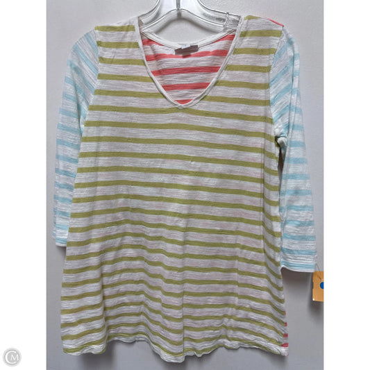 Top Long Sleeve By J. Jill In Striped Pattern, Size: S