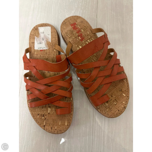 Sandals Flats By Korks In Paisley Print, Size: 7