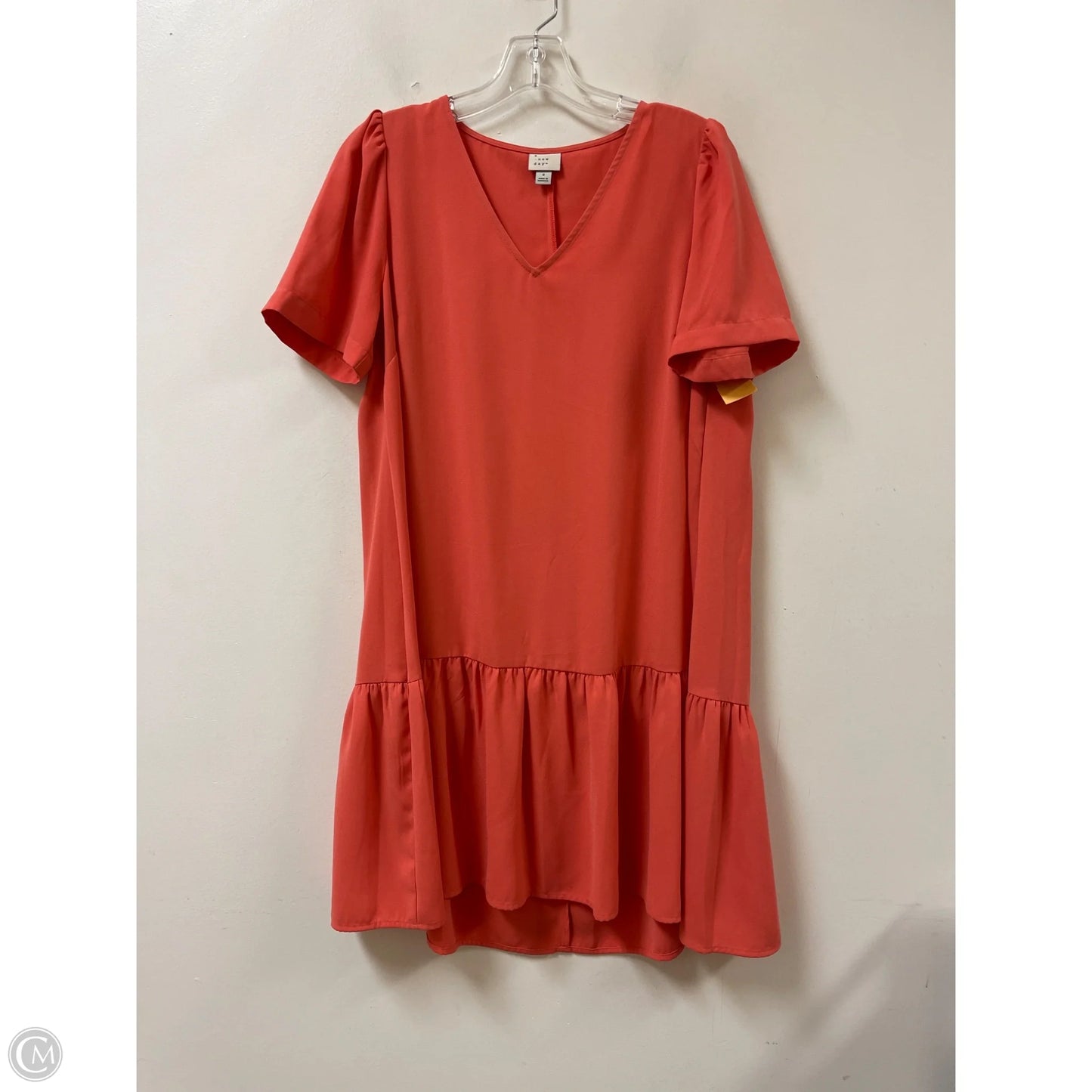 Dress Casual Midi By A New Day In Orange, Size: S