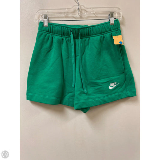 Athletic Shorts By Nike In Green, Size: S