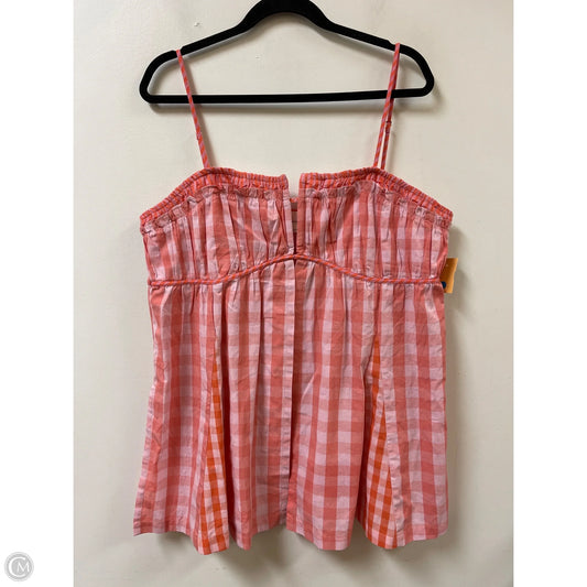 Top Sleeveless By Anthropologie In Pink, Size: Xl