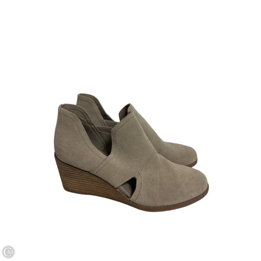 Boots Ankle Heels By Toms In Tan, Size: 7.5