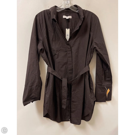 Tunic Long Sleeve By Banana Republic In Brown, Size: L