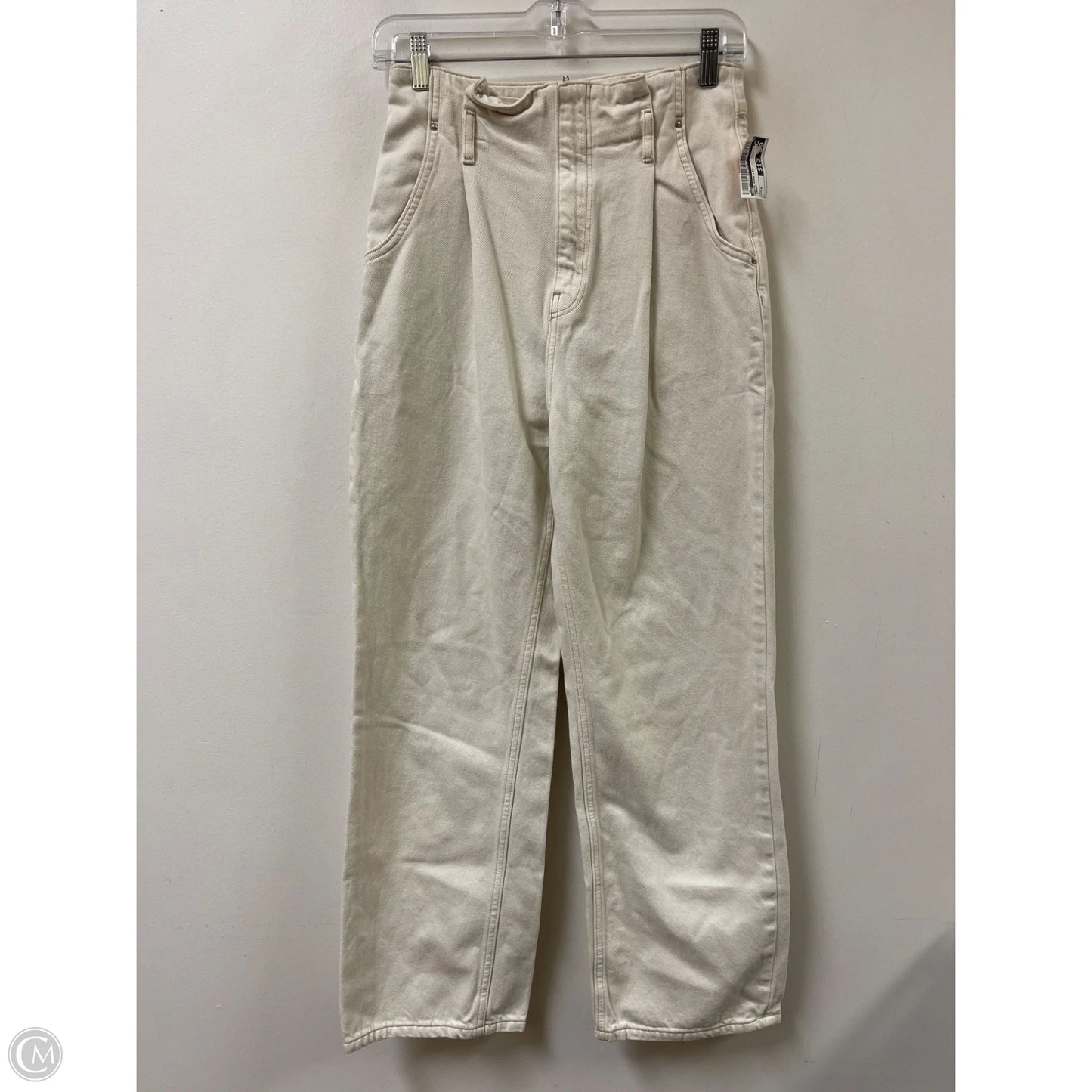 Pants Wide Leg By Mng In Cream, Size: 4