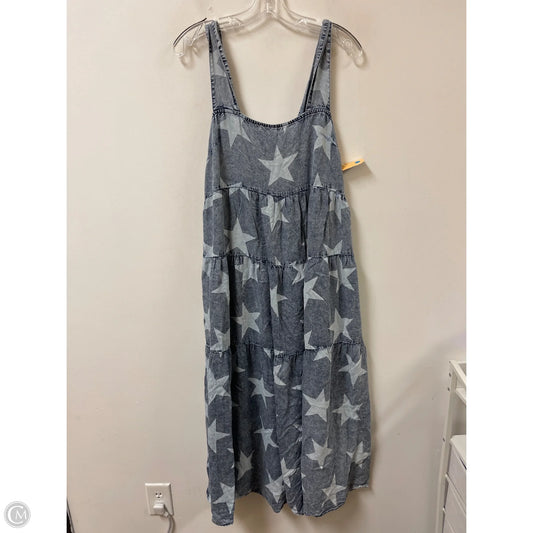 Dress Casual Maxi By Clothes Mentor In Blue, Size: Xl