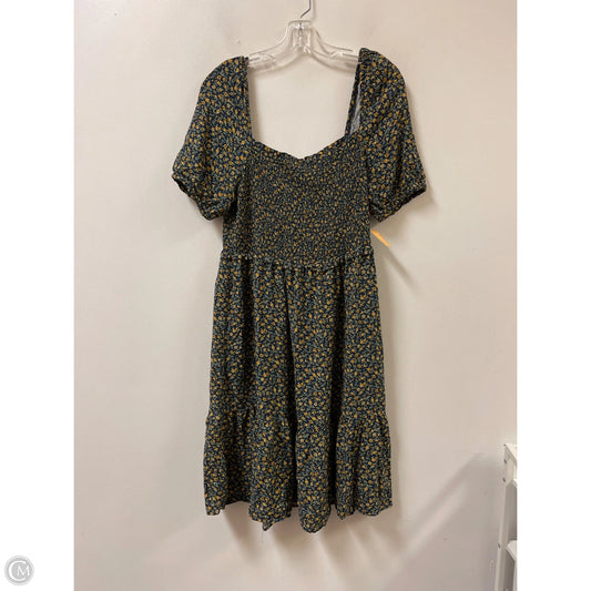 Dress Casual Midi By Time And Tru In Green, Size: L