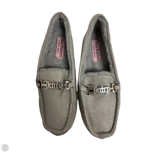 Shoes Flats By Juicy Couture In Grey, Size: 10