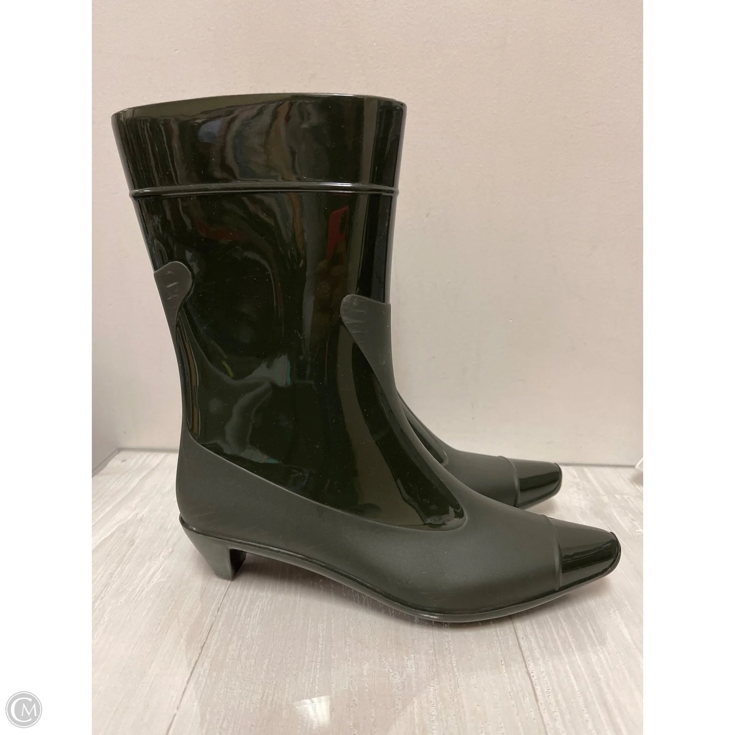 Boots Rain By Jeffrey Campbell In Green, Size: 8