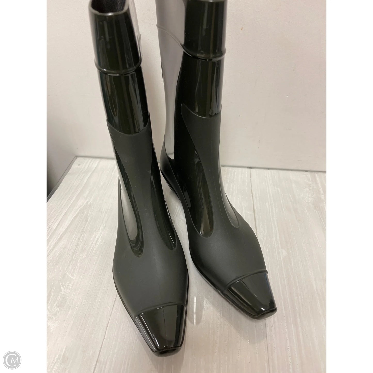 Boots Rain By Jeffrey Campbell In Green, Size: 8