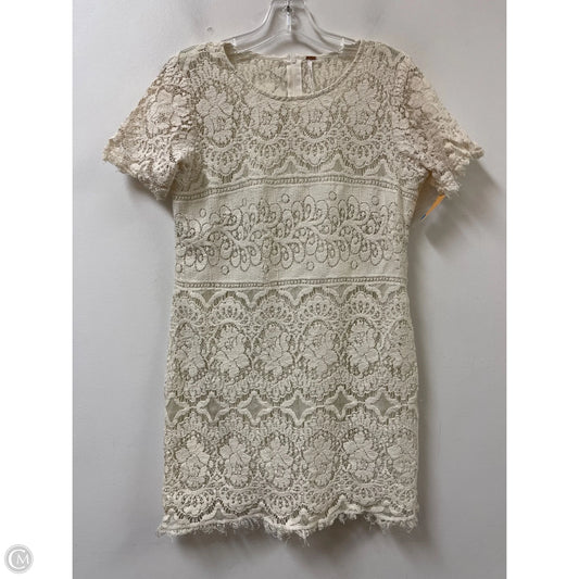 Dress Casual Midi By Free People In Cream, Size: L