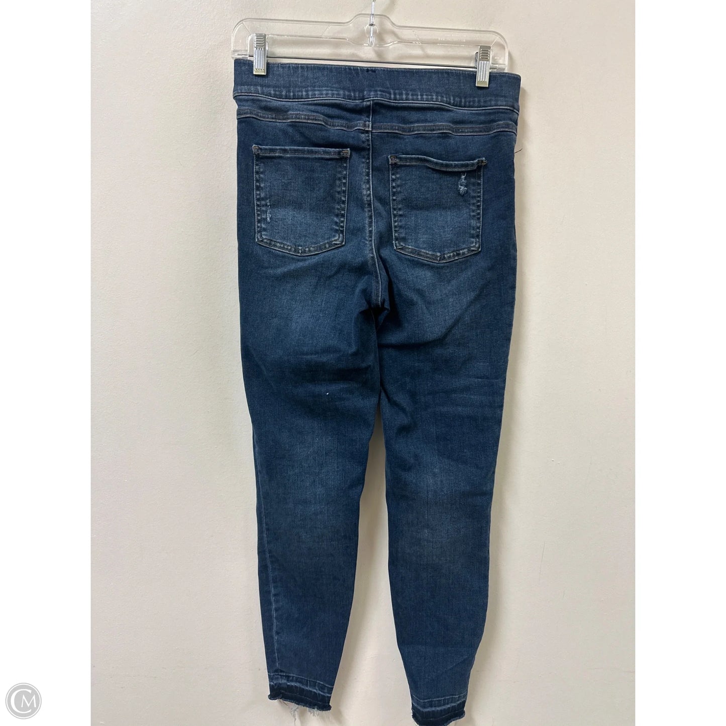 Jeans Skinny By Spanx In Blue Denim, Size: 8