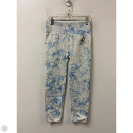 Athletic Pants By Calvin Klein In Blue & White, Size: L