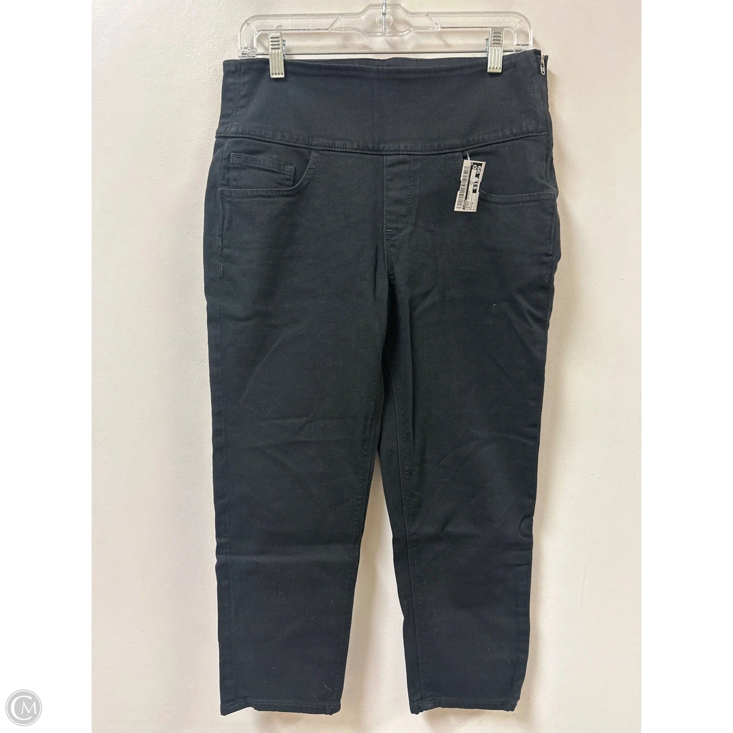 Jeans Skinny By Spanx In Black, Size: 8