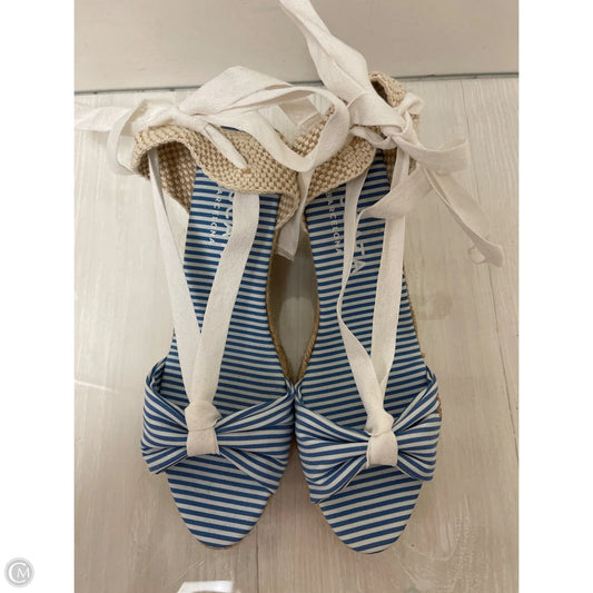 Shoes Heels Wedge By Clothes Mentor In Striped Pattern, Size: 10.5