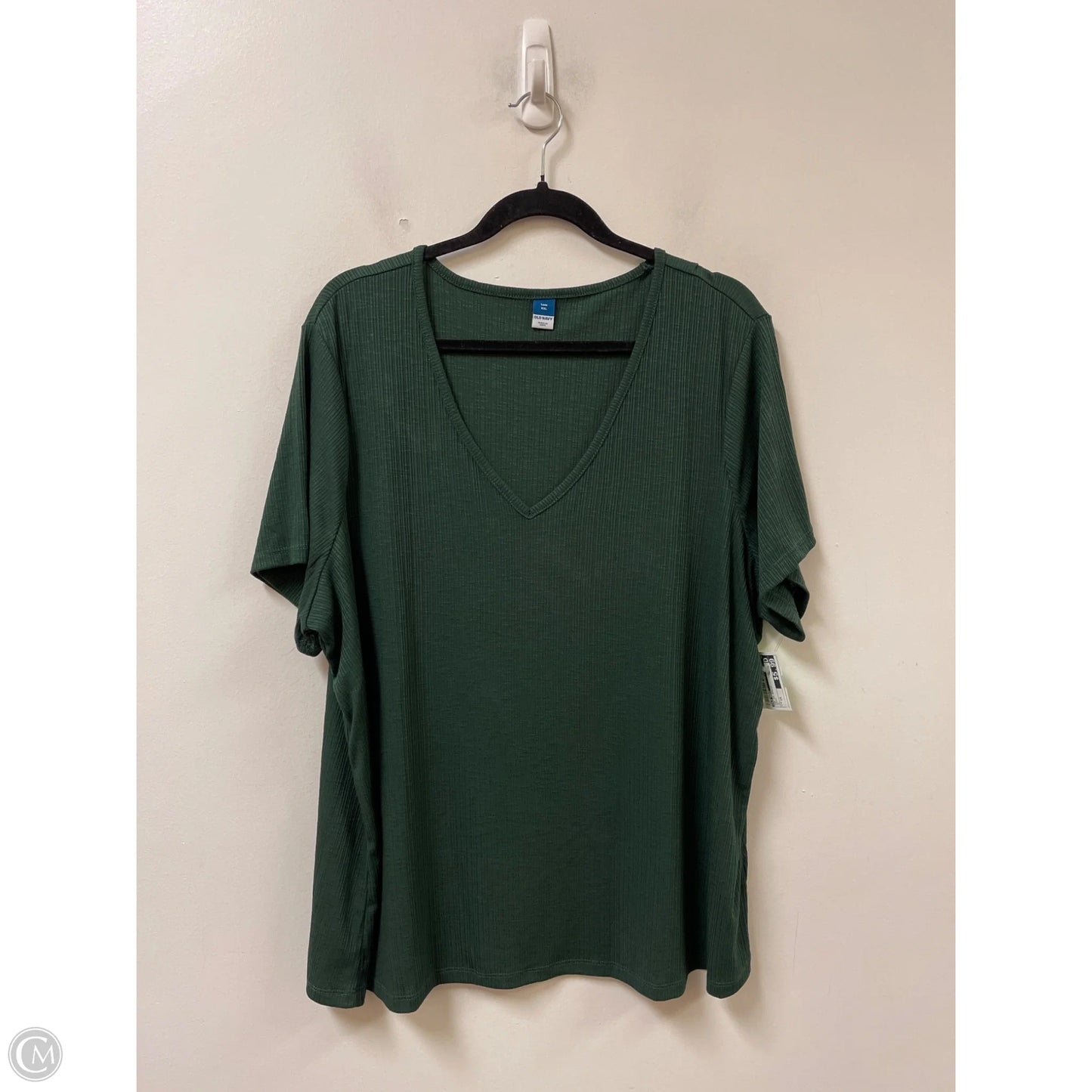 Top Short Sleeve Basic By Old Navy In Green, Size: 1x