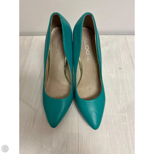 Shoes Heels Stiletto By Aldo In Green, Size: 7