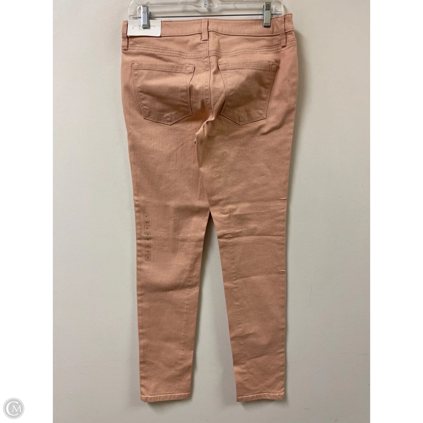 Jeans Skinny By Loft In Peach, Size: 6