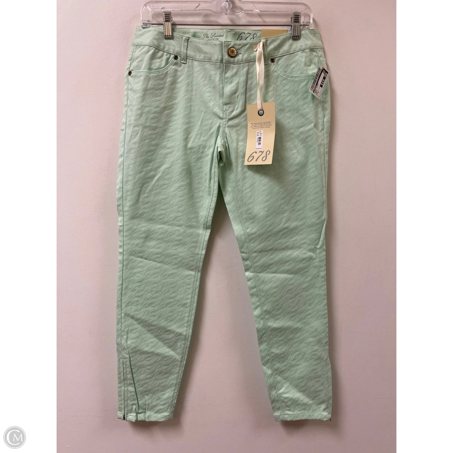 Jeans Skinny By Limited In Green, Size: 6